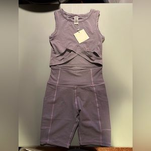 Kittenish Ana workout set